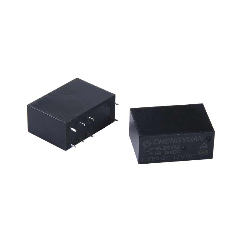 Relais CYF2, relais DPDT, JQX-14F, relais 5A 250VAC, relais 8A, relais PCB 8 broches 0.54W, relais de puissance 14F