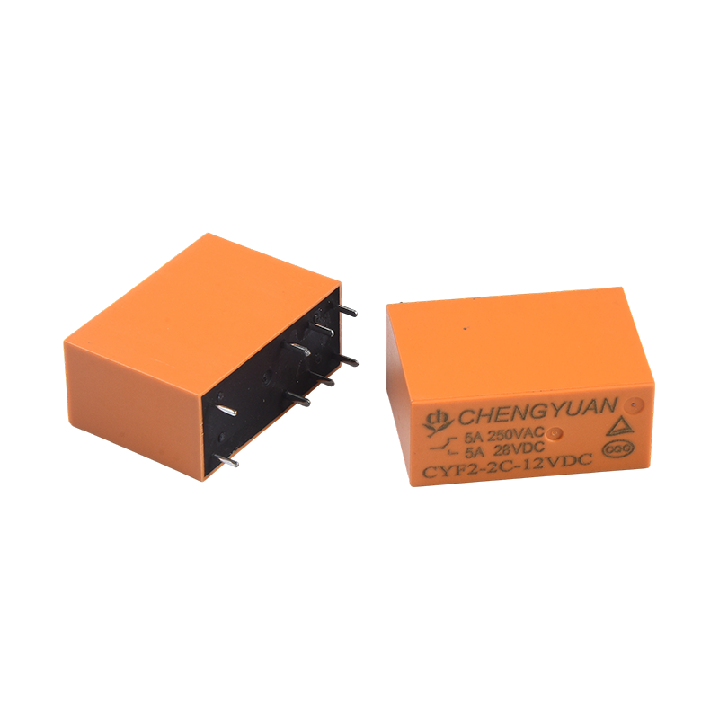 Relais CYF2, relais DPDT, JQX-14F, relais 5A 250VAC, relais 8A, relais PCB 8 broches 0.54W, relais de puissance 14F