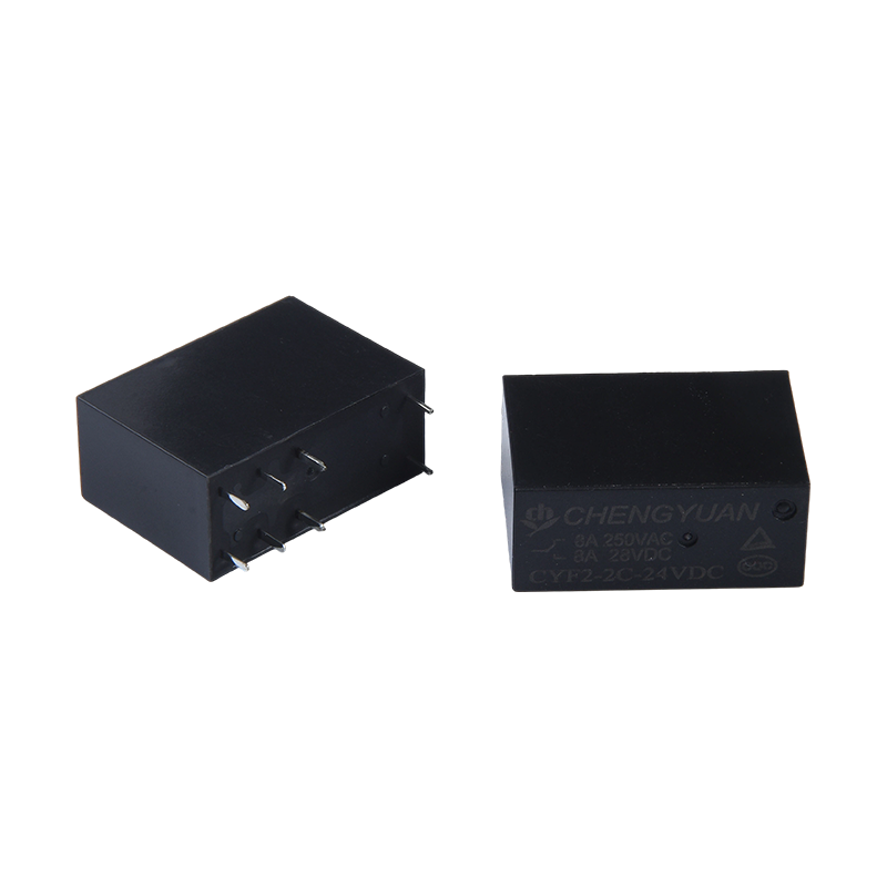 Relais CYF2, relais DPDT, JQX-14F, relais 5A 250VAC, relais 8A, relais PCB 8 broches 0.54W, relais de puissance 14F