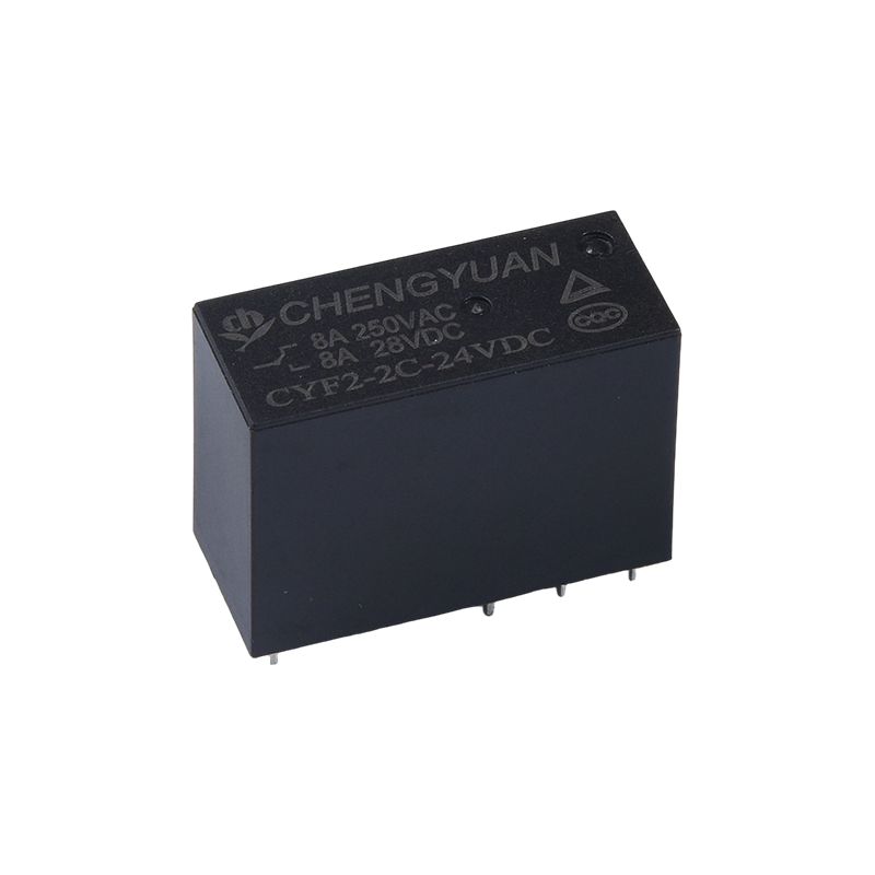 Relais CYF2, relais DPDT, JQX-14F, relais 5A 250VAC, relais 8A, relais PCB 8 broches 0.54W, relais de puissance 14F