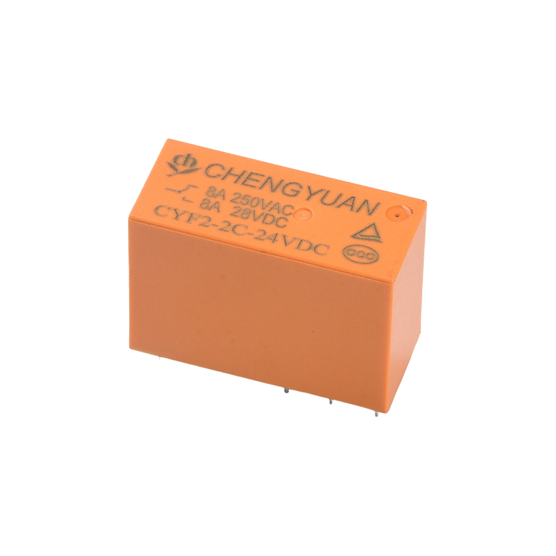 Relais CYF2, relais DPDT, JQX-14F, relais 5A 250VAC, relais 8A, relais PCB 8 broches 0.54W, relais de puissance 14F