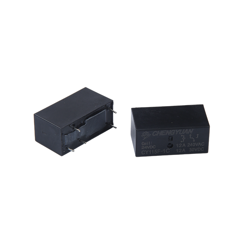 Relais CY115F1, relais PCB SPSP, JQX-115F, relais 12A 0,4 W 5 broches. Relais de puissance 115F.