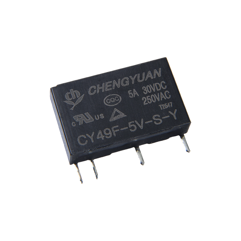 Relais CY49F, relais de puissance mince, relais 49F, relais de Signal, petit relais PCB 4 broches 5A 0.12W.