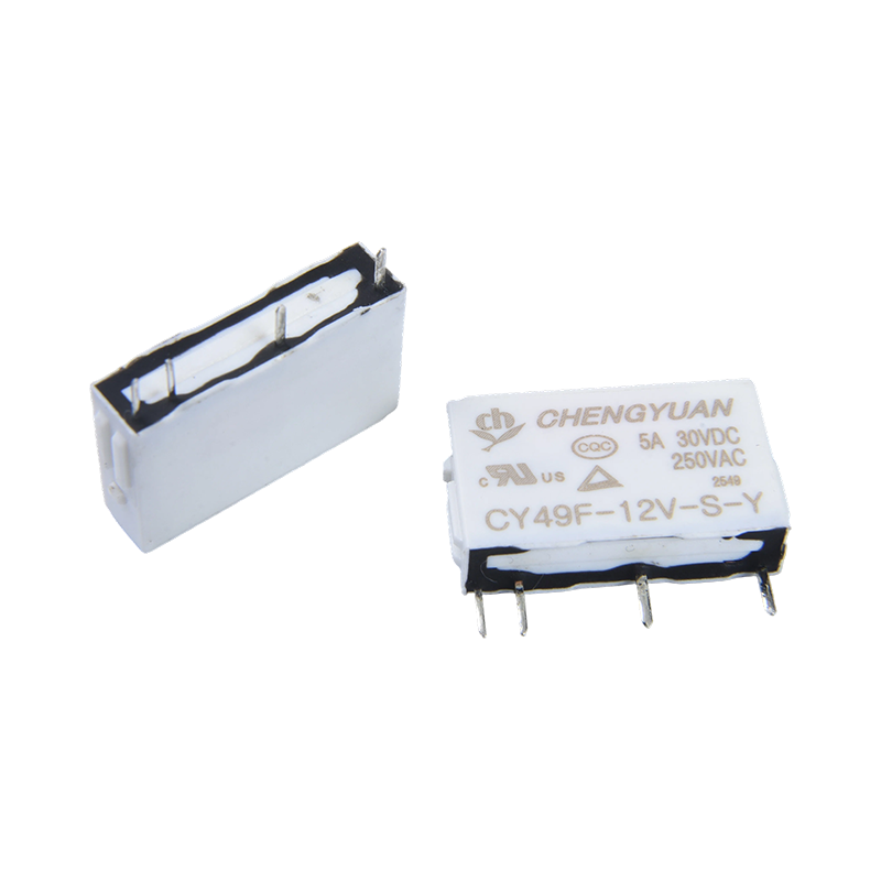 Relais CY49F, relais de puissance mince, relais 49F, relais de Signal, petit relais PCB 4 broches 5A 0.12W.