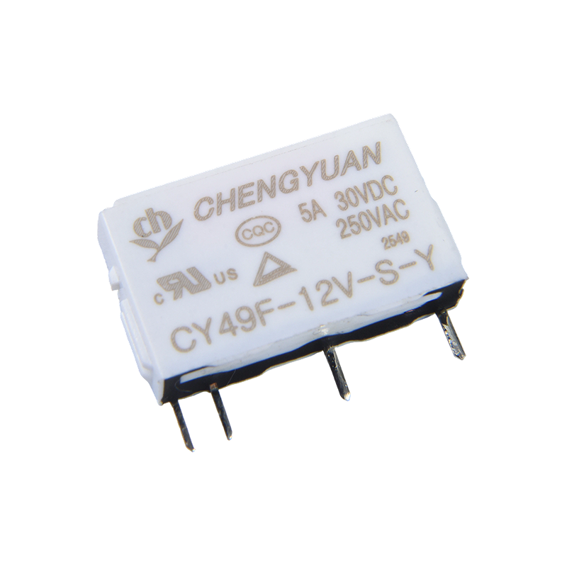 Relais CY49F, relais de puissance mince, relais 49F, relais de Signal, petit relais PCB 4 broches 5A 0.12W.