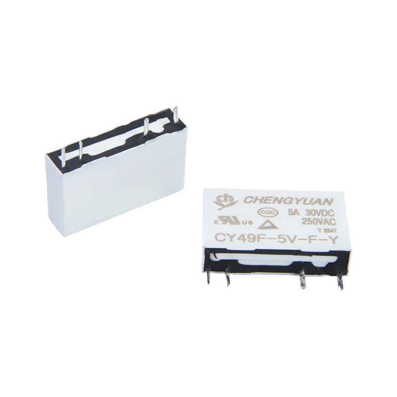 Relais CY49F, relais de puissance mince, relais 49F, relais de Signal, petit relais PCB 4 broches 5A 0.12W.