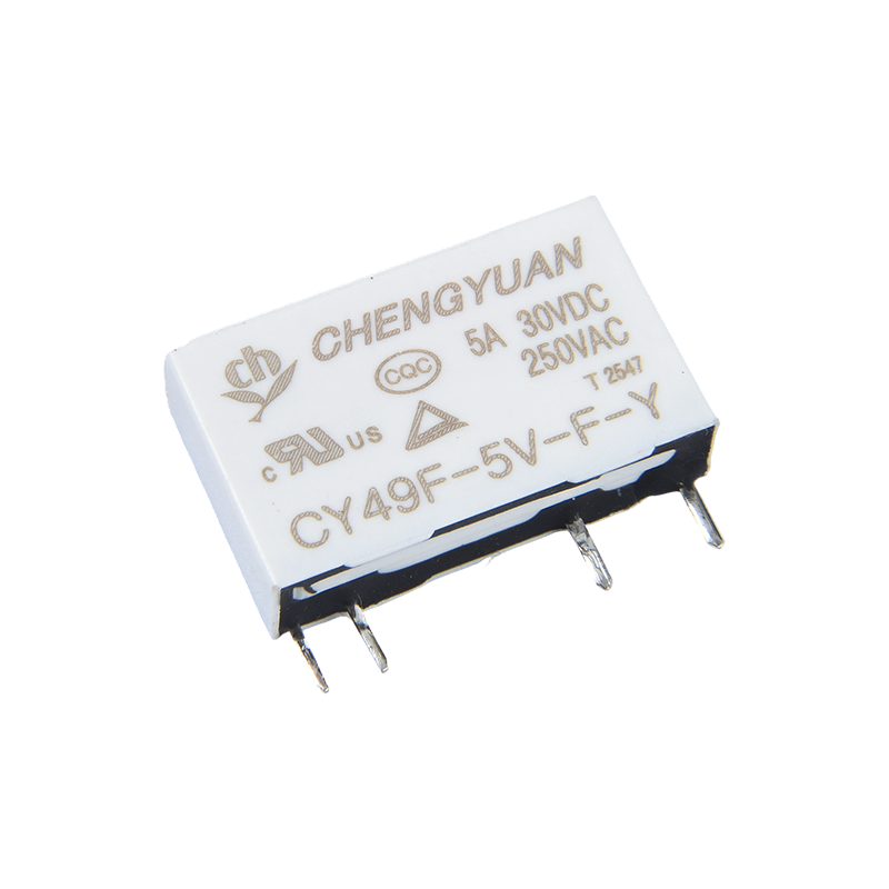 Relais CY49F, relais de puissance mince, relais 49F, relais de Signal, petit relais PCB 4 broches 5A 0.12W.
