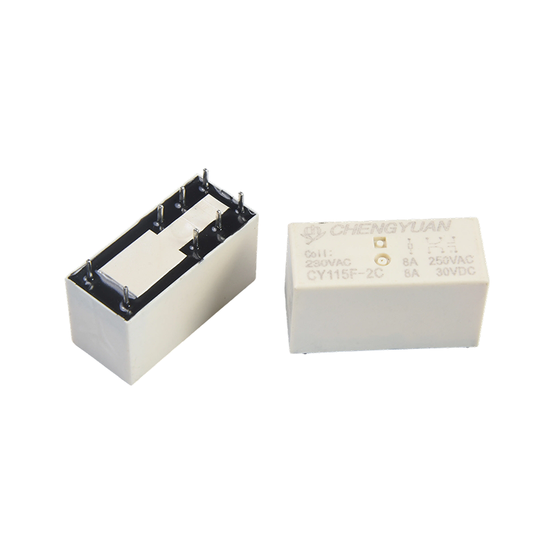 Relais CY115F2, relais PCB DPDT, JQX-115F, relais 8A 0.4W 8PIN, relais PCB 2C. Relais de puissance 115F