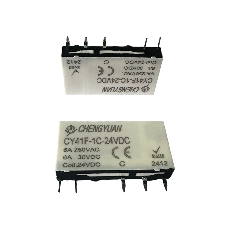 Relais CY41F, relais de puissance mince, relais 41F, relais de Signal, petit relais PCB 5 broches 6A.