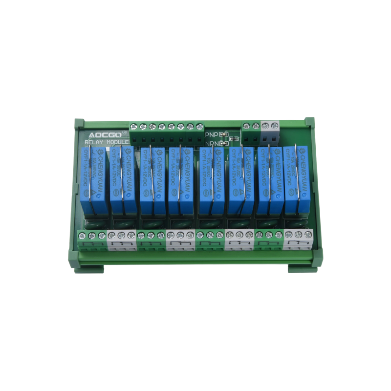Module de relais MCYF1, module de relais sur rail 14F, module de connexion industrielle 14F 10A.