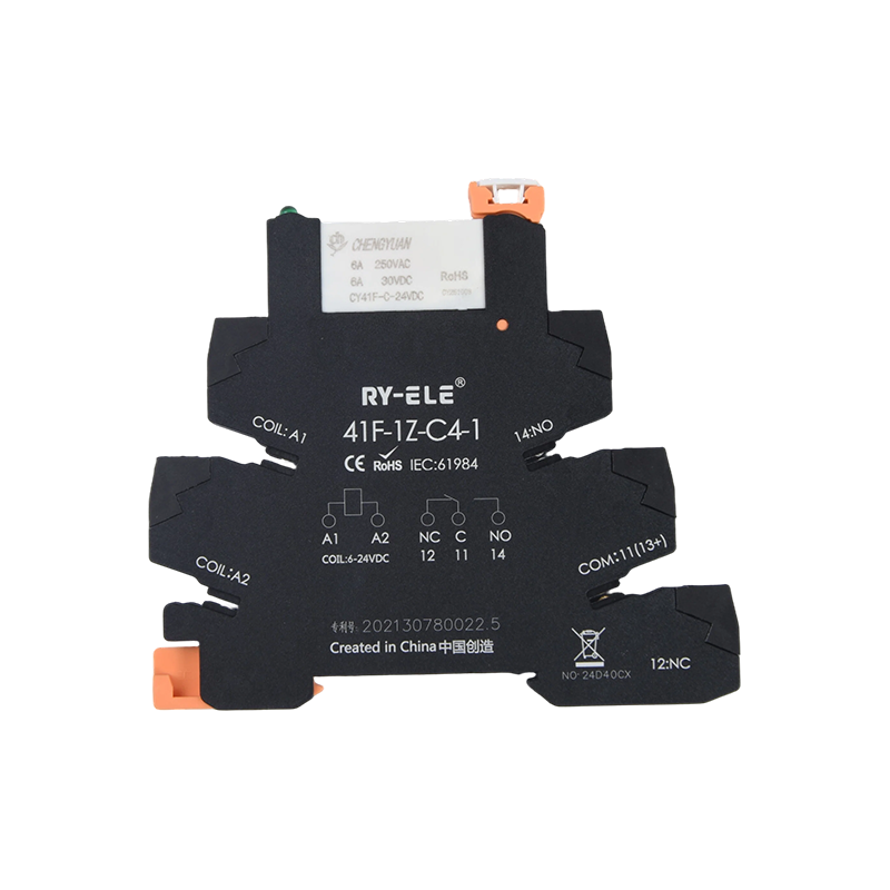Module de relais M41F, module de relais sur rail 41F, circuit de protection du module de relais mince 41F 6A.