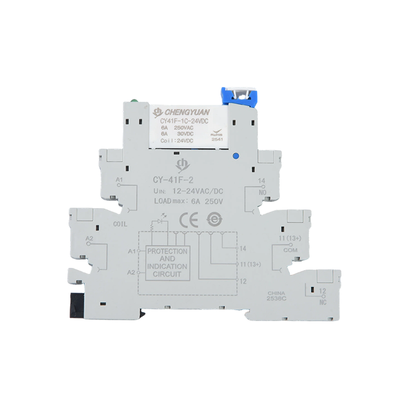 Module de relais M41F, module de relais sur rail 41F, circuit de protection du module de relais mince 41F 6A.